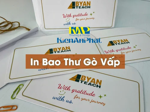 Địa chỉ In Bao Thư Gò Vấp giá gốc từ xưởng