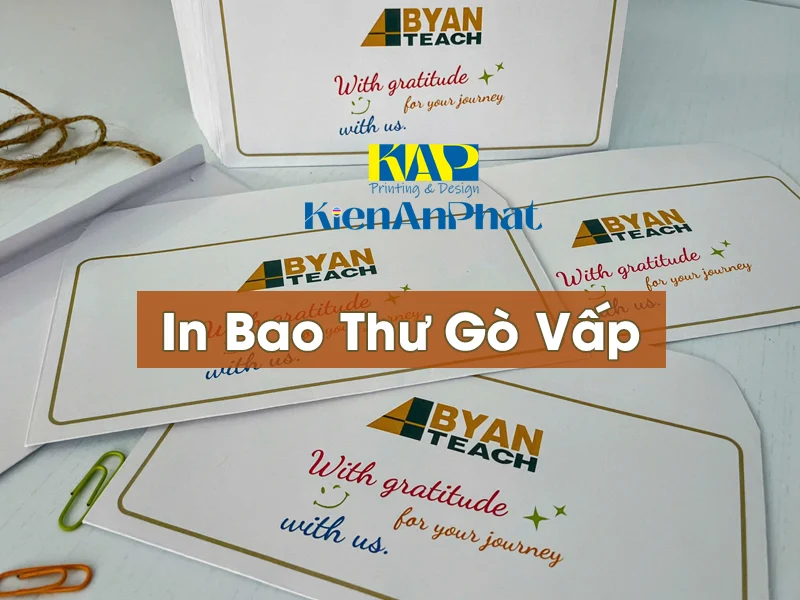 Địa chỉ In Bao Thư Gò Vấp giá gốc từ xưởng