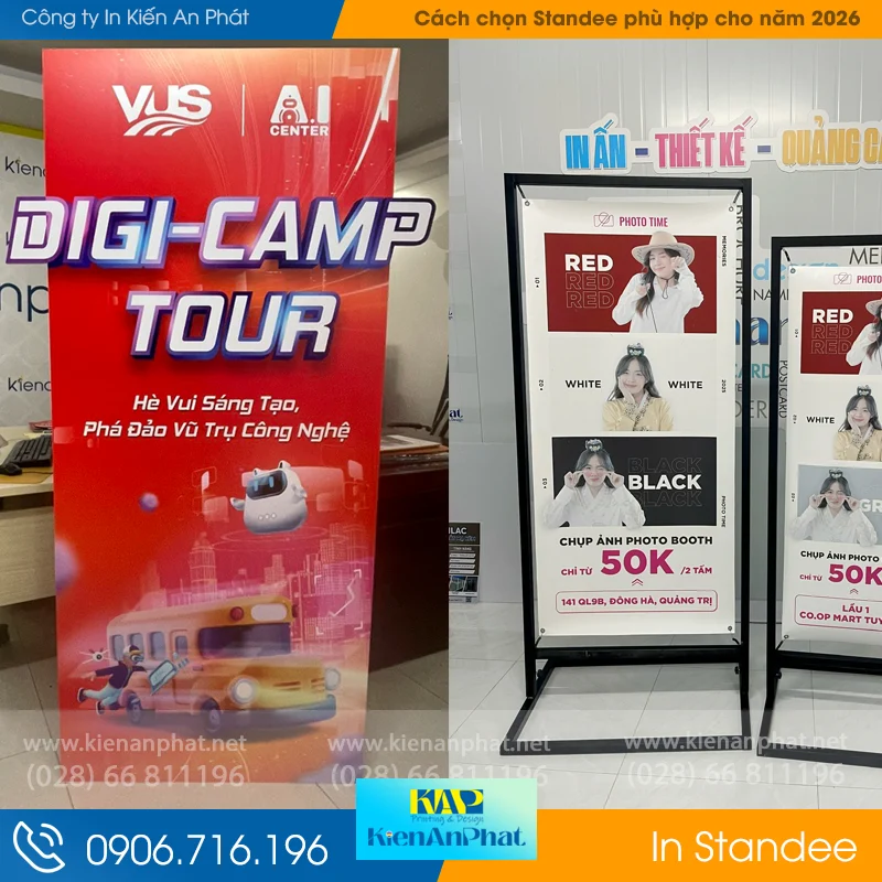 Cách chọn Standee phù hợp cho năm 2026 và cách bảo quản