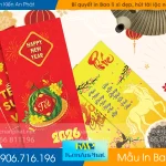 Bí quyết in Bao lì xì đẹp, độc đáo, hút tài lộc năm 2026