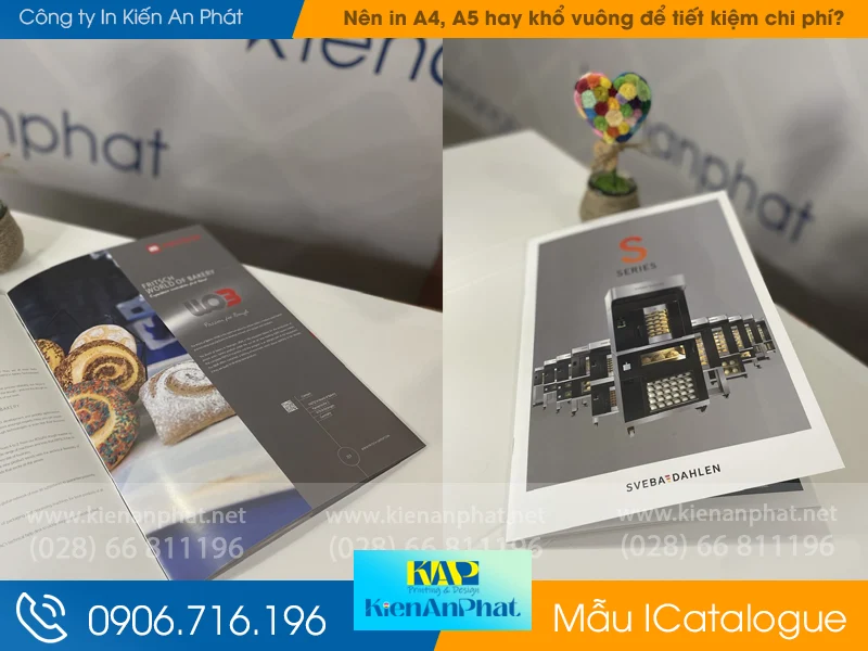 Kích thước Catalogue chuẩn: Nên in A4, A5 hay khổ vuông để tiết kiệm chi phí?