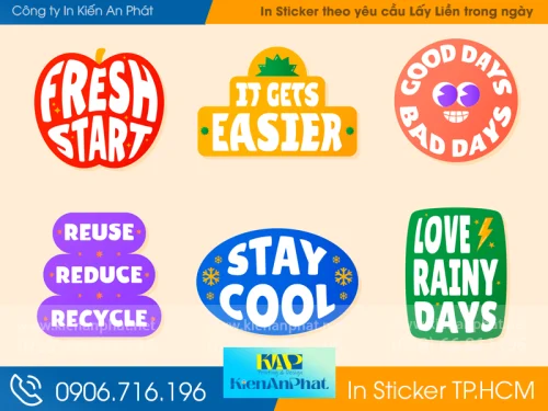 In Sticker TpHcm - In Sticker theo yêu cầu Lấy Liền trong ngày