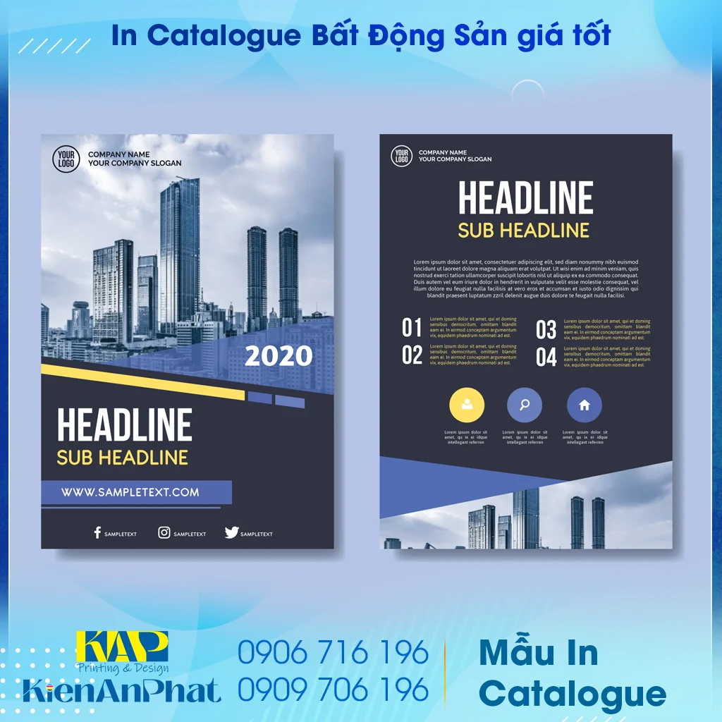 Xưởng in catalogue bất động sản uy tín và chuyên nghiệp