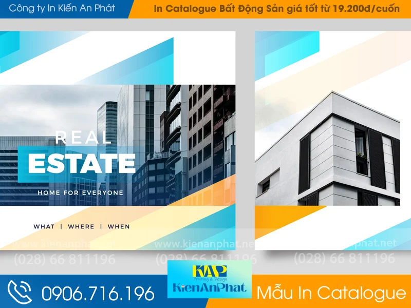 Xưởng in Catalogue Bất Động Sản giá tốt nhất từ 19.200đ/cuốn