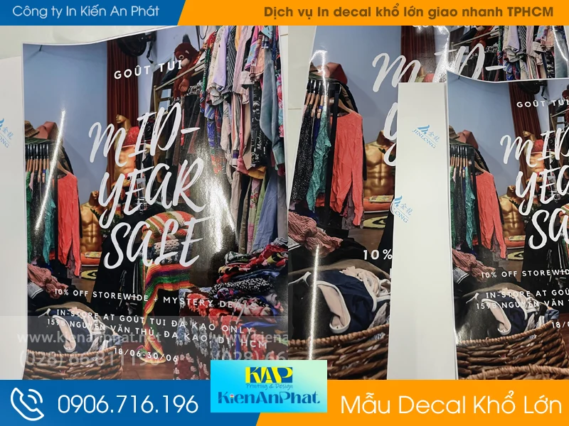 Dịch vụ In decal khổ lớn giao nhanh TPHCM – Không lo trễ tiến độ