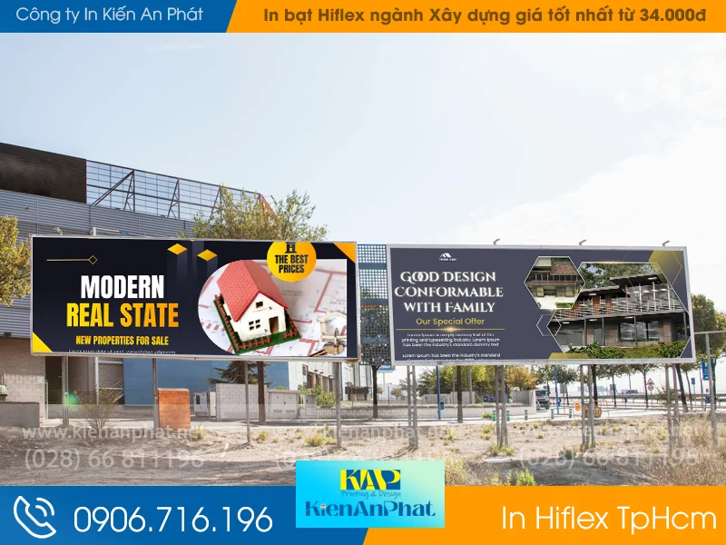 Xưởng in bạt Hiflex Xây dựng giá tốt nhất từ 34.000đ