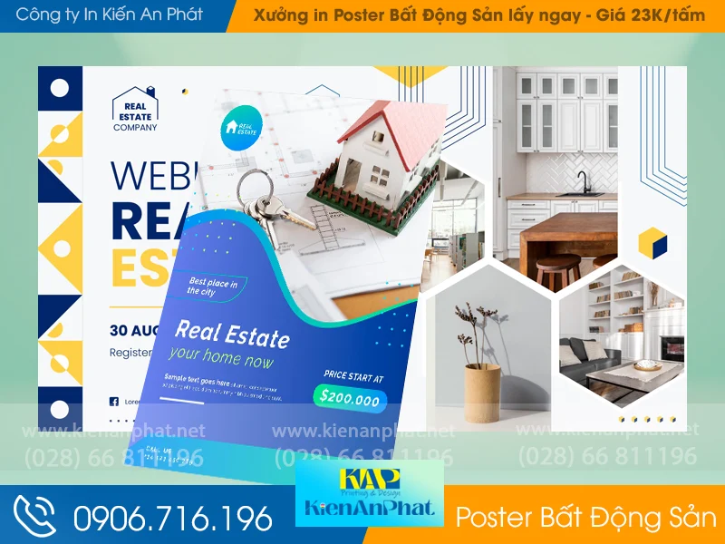 Dịch vụ in poster bất động sản uy tín tại Kiến An Phát