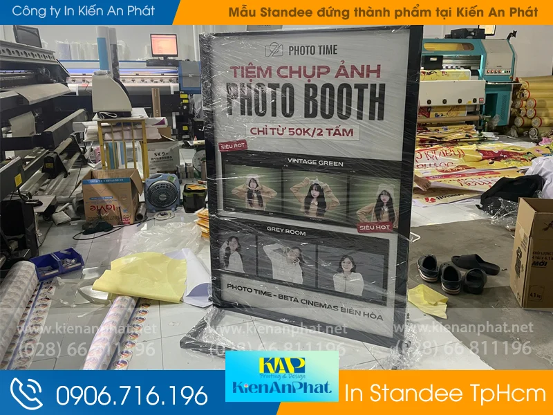 Mẫu Standee đứng thành phẩm tại Kiến An Phát