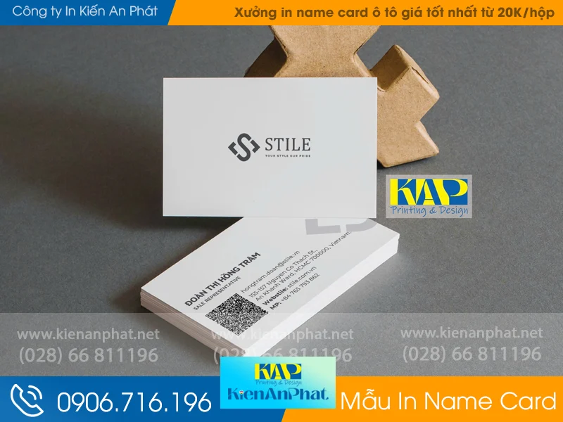 Xưởng in name card ô tô giá tốt nhất từ 20K/hộp