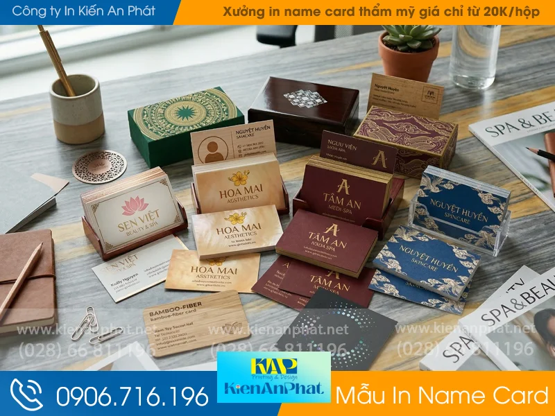Xưởng in name card thẩm mỹ giá chỉ từ 20K/hộp