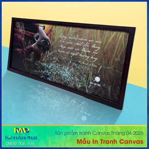 Mẫu tranh Canvas mới nhất cập nhật tại In tranh Canvas Kiến An Phát