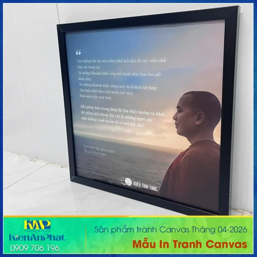 Mẫu tranh Canvas mới nhất cập nhật tại In tranh Canvas Kiến An Phát 2026